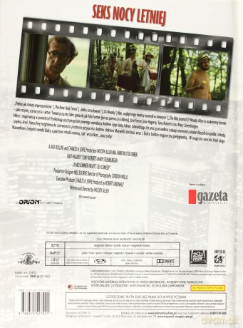 Woody Allen 13: Seks Nocy Letniej (booklet) [DVD]