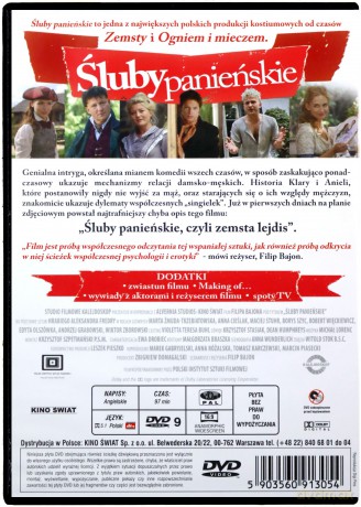 Śluby panieńskie [DVD]