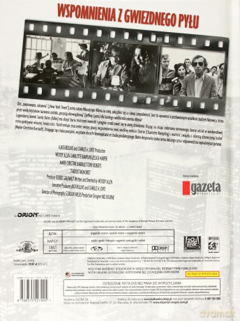 Woody Allen 15: Wspomnienia z Gwiezdnego Pyłu (booklet) [DVD]