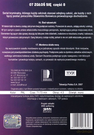 07 Zgłoś się 8 (odcinki 16-17) [DVD]