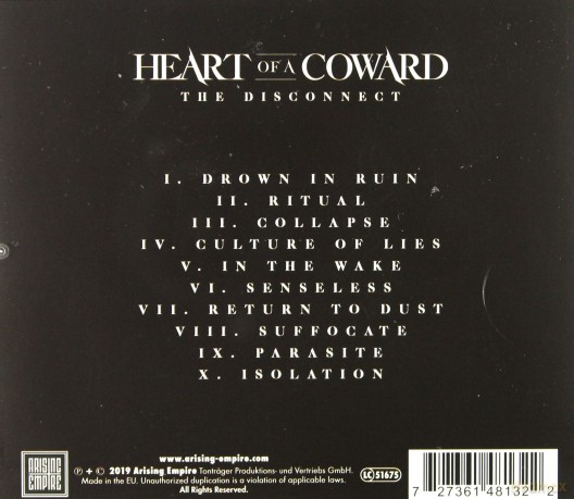 Heart Of A Coward: The Disconnect [CD]