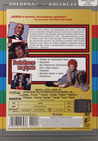 Annie (srebrna kolekcja) [DVD]