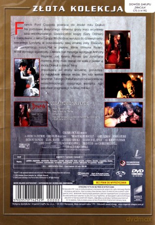 Dracula Bram Stoker's (Drakula) (złota kolekcja) [DVD]