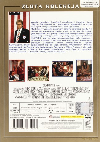 Skandalista Larry Flynt (polski lektor) (złota kolekcja) [DVD]