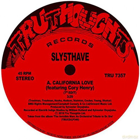Sly5Thave: California Love (7201D Edit) [Winyl]