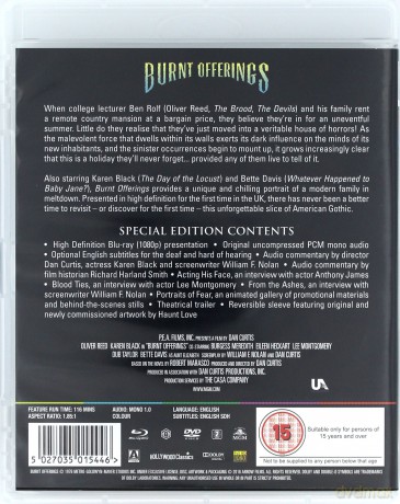 Burnt Offerings (Spalone ofiary) [Blu-Ray]+[DVD]