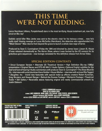 House III: The Horror Show [Blu-Ray]