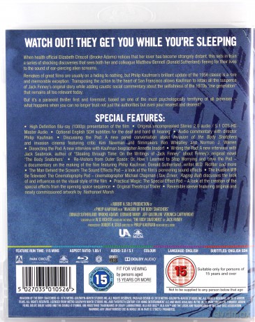 Invasion Of The Bodysnatchers (Inwazja łowców ciał) [Blu-Ray]
