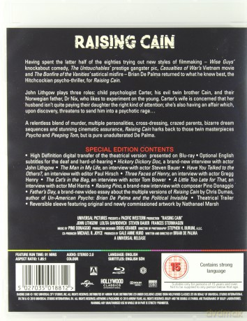 Raising Cain (Mój brat Kain) [Blu-Ray]