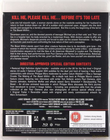 The Beast Within (Wcielenie) [Blu-Ray]