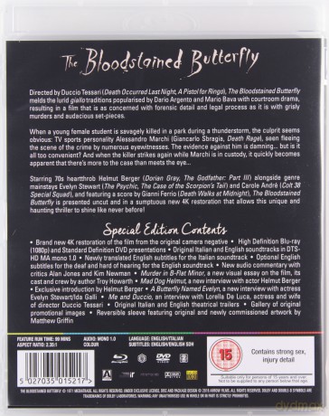 The Bloodstained Butterfly (Nieuchwytny morderca) [Blu-Ray]