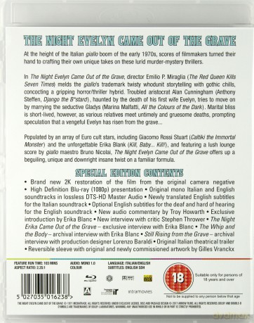The Night Evelyn Came Out Of The Grave (Noc, kiedy Evelyn wyszła z grobu) [Blu-Ray]