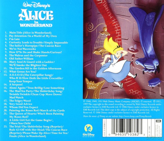 Alice In Wonderland soundtrack (Alicja w Krainie Czarów) [CD]