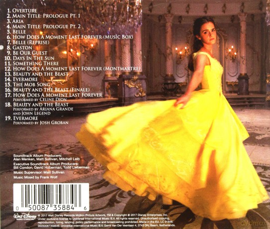 Beauty And The Beast soundtrack (Piękna i Bestia) [CD]
