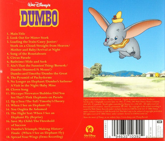 Dumbo soundtrack [CD]