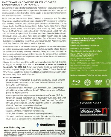 Masterworks of American Avant-garde Experimental Film 1920-1970 [2xBlu-Ray]+[2DVD]