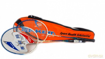 Badminton z lotką i pokrowcem