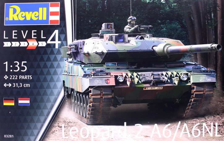 Model plastikowy Leopard 2A6/A6NL