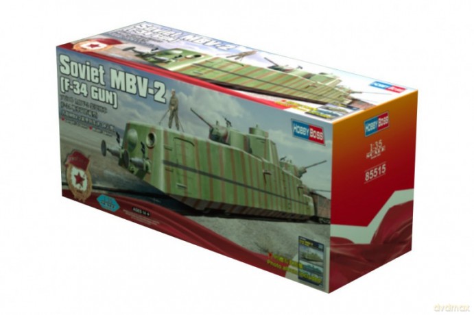 Model plastikowy Radziecki MBV-2 (F-34 gun)