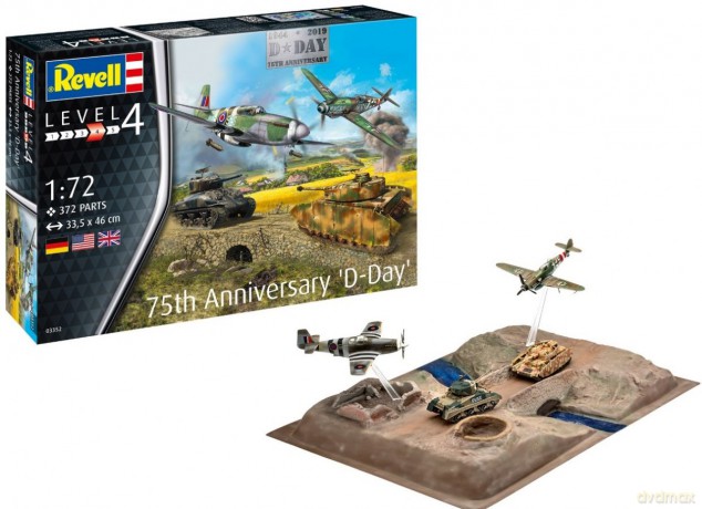 Model plastikowy Zestaw 75. rocznica D-DAY