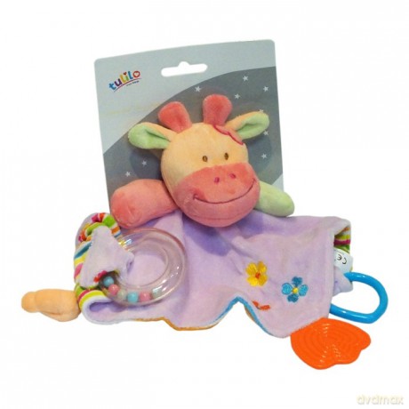 Przytulanka New Baby Miluś z dodatkami Żyrafka 25 cm