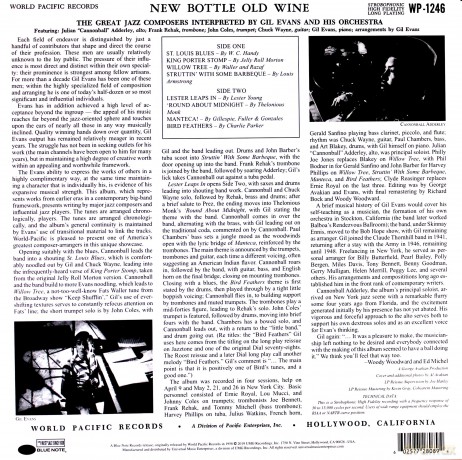 Gil Evans: New Bottle Old Wine - Tone Poet [Winyl]