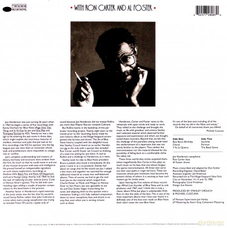 Joe Henderson: The State Of The Tenor - Tone Poet [Winyl]