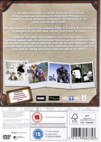 An Idiot Abroad Season 3 (Idiota za granicą) (BBC) [DVD]