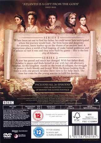 Atlantis The Complete Season 1-2 (Atlantyda) (BBC) [BOX] [DVD]