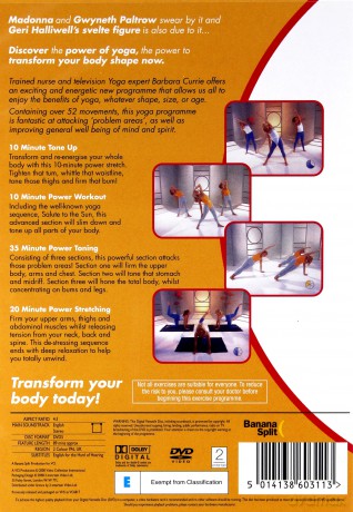 Barbara Currie-The Power Of Yoga (BBC) [DVD]