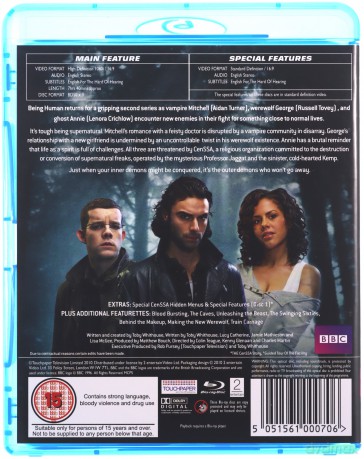 Being Human Season 1-4 (Być człowiekiem) (BBC) [BOX] [Blu-Ray]