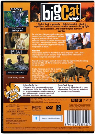 Big Cat Week Season 3 (BBC) [DVD]