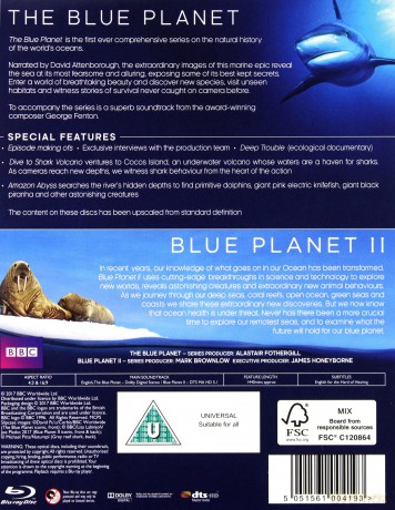 Blue Planet - The Collection (Błękitna planeta) (BBC) [6xBlu-Ray]