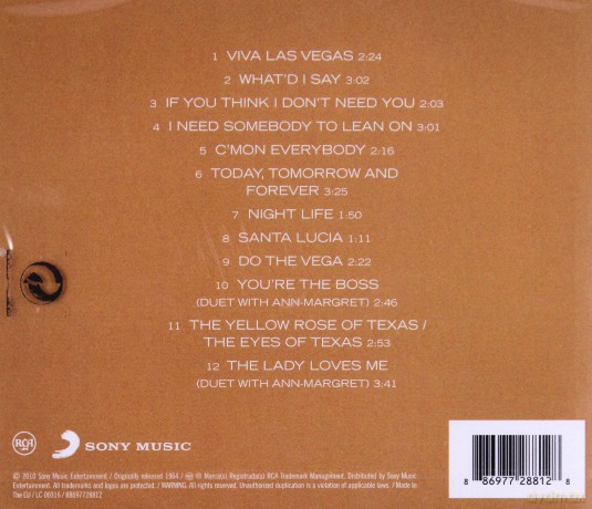 Elvis Presley: Viva Las Vegas International Version [CD]