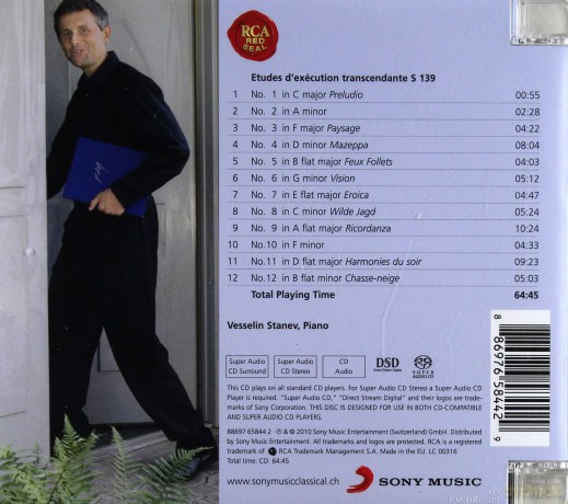 Vesselin Stanev: Liszt: Etudes D'Execution Transcendante [SACD]