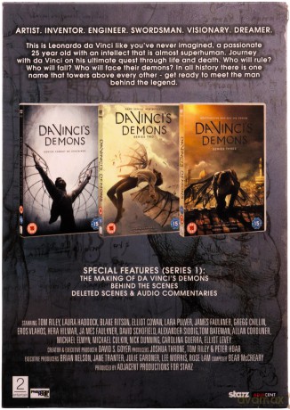 Da Vinci's Demons Season 1-3 (Demony da Vinci) (BBC) [DVD]