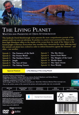 David Attenborough-The Living Planet (BBC) [DVD]
