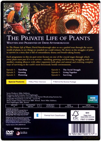 David Attenborough-The Private Life Of Plants (BBC) [DVD]