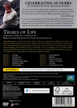 David Attenborough-Trials Of Life (BBC) [DVD]