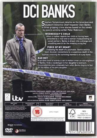 DCI Banks Season 3 (BBC) [DVD]