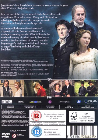 Death Comes To Pemberley (Śmierć w Pemberley) (BBC) [DVD]