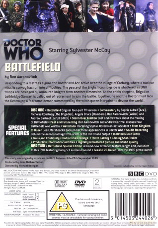 Doctor Who Battlefield (BBC) [DVD]