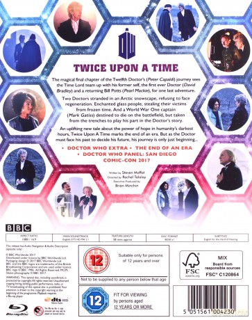 Doctor Who Christmas Special 2017 - Twice Upon A Time (BBC) [Blu-Ray]
