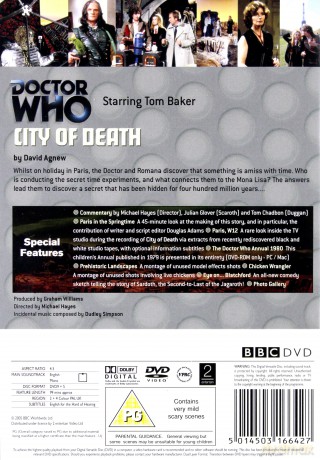 Doctor Who City Of Death (BBC) [DVD]