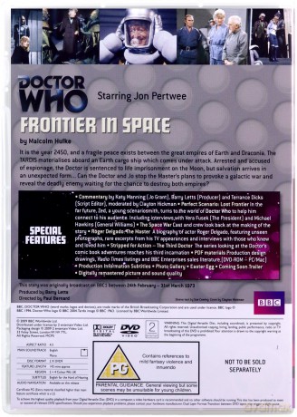 Doctor Who Dalek War Frontier In Space-Planet Of The Daleks (BBC) [DVD]