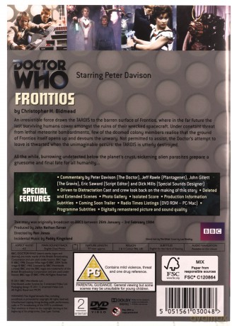 Doctor Who Frontios (BBC) [DVD]