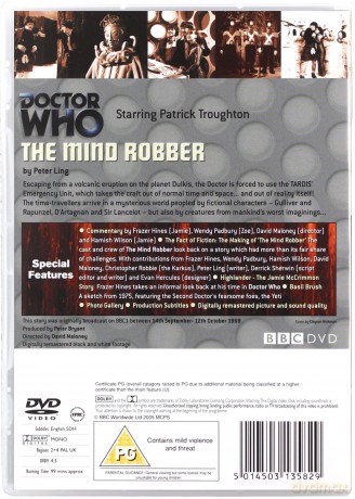 Doctor Who Mind Robber (BBC) [DVD]