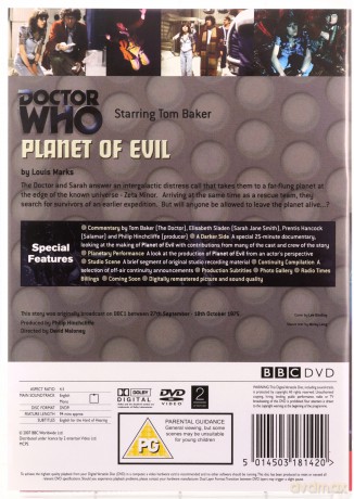 Doctor Who Planet Of Evil (BBC) [DVD]