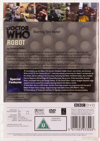 Doctor Who Robot (BBC) [DVD]