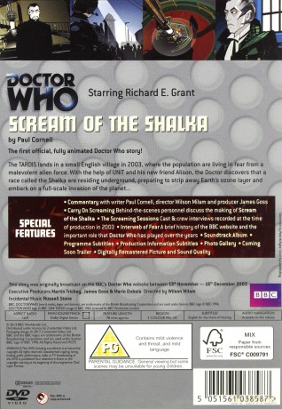 Doctor Who Scream Of The Shalka (BBC) [DVD]